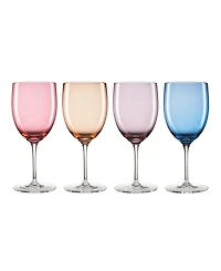 Oneida True Colors Wine Glasses, Set of 4