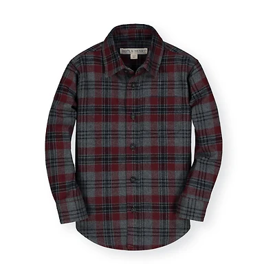 Hope & Henry Baby Boys Flannel Button Down Shirt