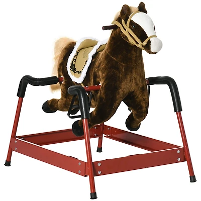 Qaba Kids Spring Rocking Horse for Kids, Horse