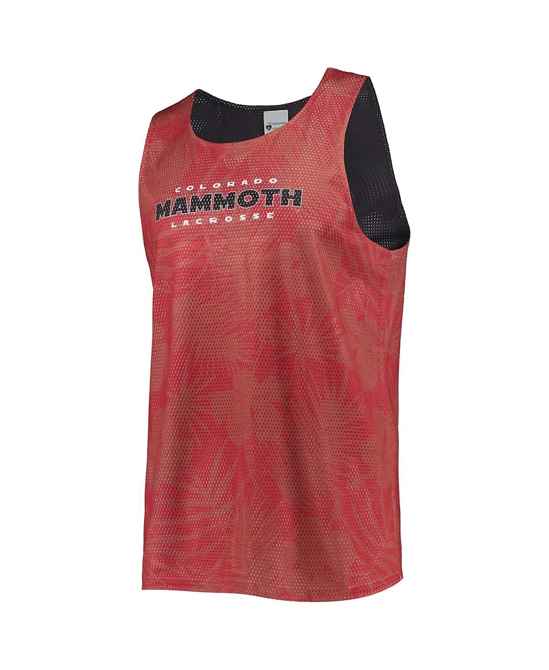 Men's Foco Red, Black Colorado Mammoth Reversible Mesh Tank Top