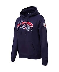 Women's Pro Standard Navy New England Patriots Local Patch Pullover Hoodie