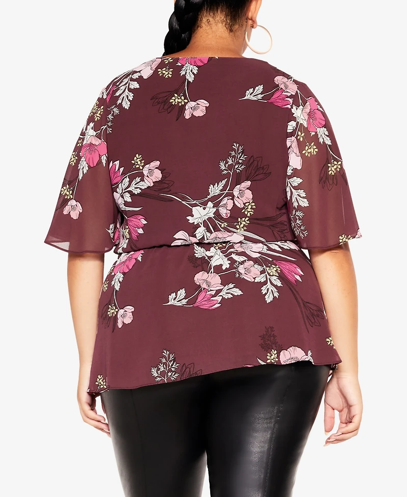 City Chic Women's Angelina Top