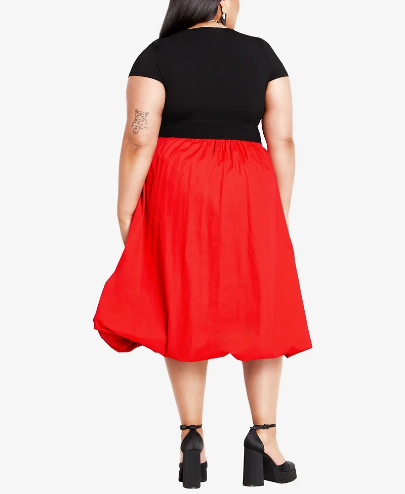 City Chic Plus Paris Days Dress