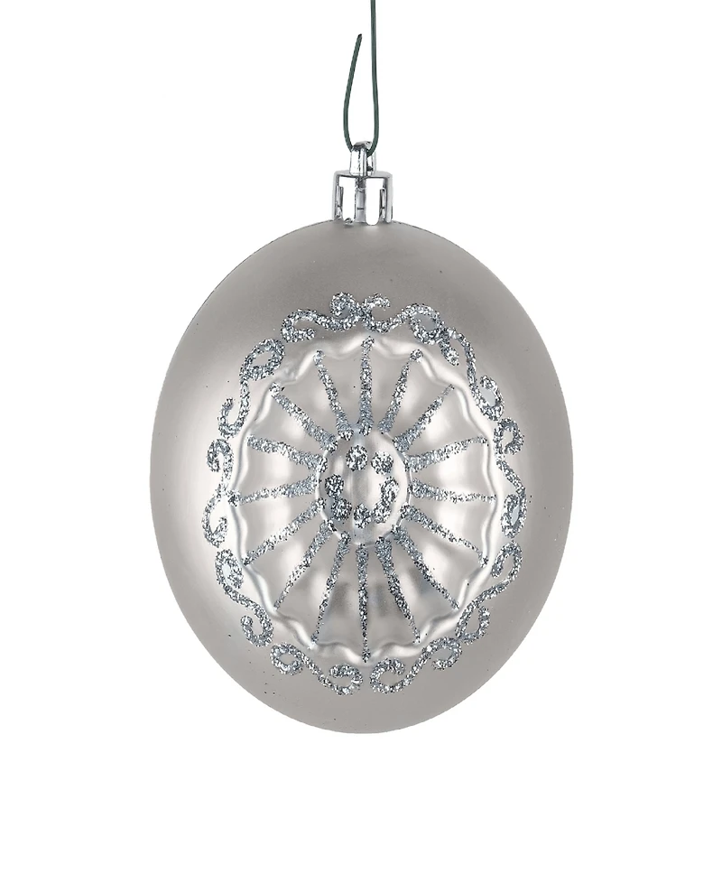 National Tree Company First Traditions 6-Piece Shatterproof Glittering Ornaments