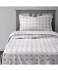 Kids 4 Piece Microfiber Sheet Set