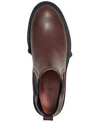 Coach Women's Lenora Pull On Lug Sole Chelsea Booties