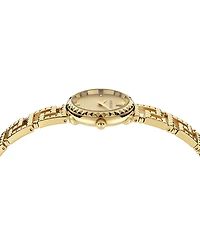 Versace Women's Swiss Greca Goddess Gold Ion Plated Stainless Steel Cut-Out Bracelet Watch 28mm