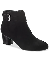 Style & Co Women's Ariella Block Heel Buckle Dress Booties, Created for Macy's