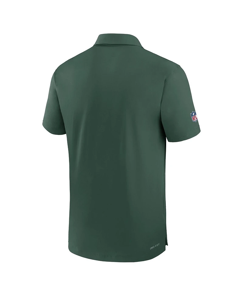 Men's Nike Green Bay Packers Sideline Coaches Performance Polo Shirt