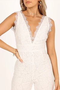 Petal and Pup Women's Eloise Lace Jumpsuit