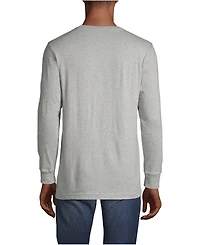 Lands' End Men's Tall Super-t Long Sleeve Henley Shirt