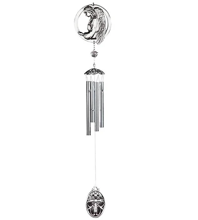 Fc Design 28" Long Angel Pewter Wind Chime