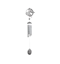 Fc Design 28" Long Pewter Butterfly Wind Chime