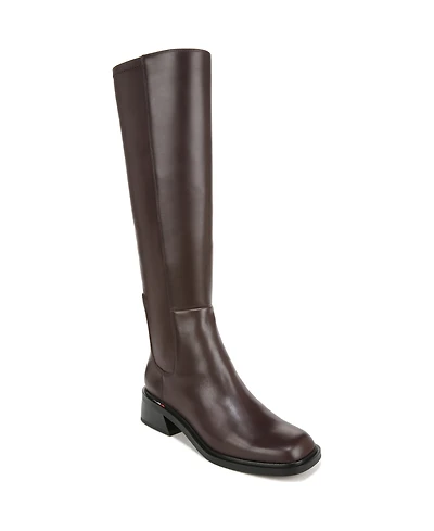 Franco Sarto Women's Giselle Wide Calf Square Toe Knee High Boots