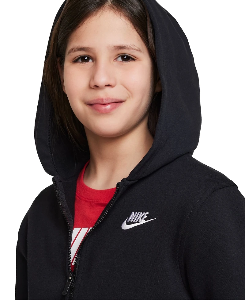 Nike Big Kids Sportswear Club Fleece Full-Zip Hoodie