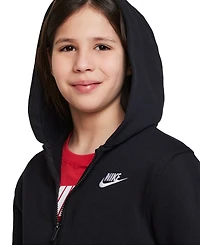 Nike Big Kids Sportswear Club Fleece Full-Zip Hoodie