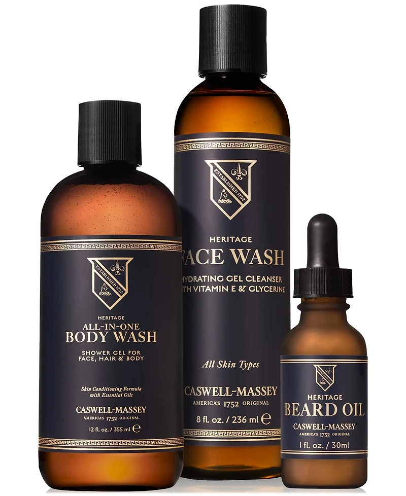 Caswell Massey Heritage Beard Oil, 1-oz.