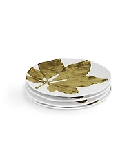 Michael Aram Chestnut Leaf Salad Plate, Set of 4