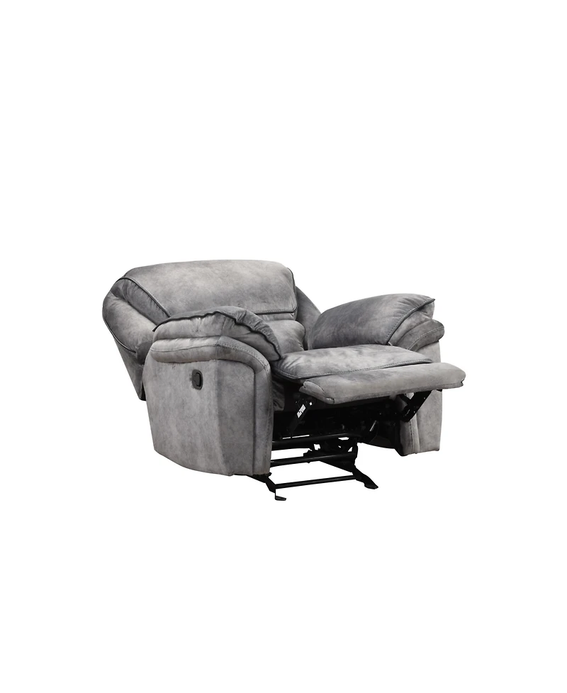 Furniture of America Bishop 42" Fabric Manual Recliner Chair