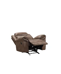 Furniture of America Harris 42" Fabric Manual Recliner Chair