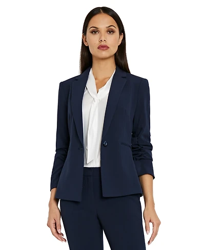 Tahari Asl Notched Two-Button Blazer