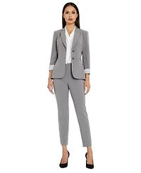Tahari Asl Notched Two Button Blazer Shannon Suit Pants