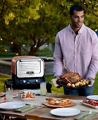 Ninja Woodfire Pizza Oven, 8-in-1 Outdoor Oven, 5 Pizza Settings, Up to 700 Fahrenheit High Heat, Bbq (Barbecue) Smoker