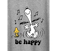 Hybrid Apparel Trendy Plus Size Snoopy Graphic T-shirt