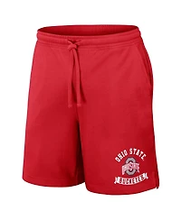 Men's Darius Rucker Collection by Fanatics Scarlet Ohio State Buckeyes Logo Shorts