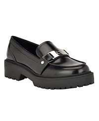 Calvin Klein Women's Suzette Slip-On Lug Sole Casual Loafers