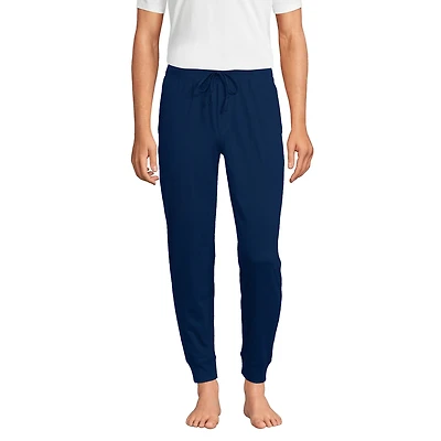 Lands' End Big & Tall Knit Jersey Sleep Jogger
