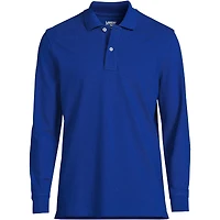 Lands' End Men's Comfort First Long Sleeve Mesh Polo
