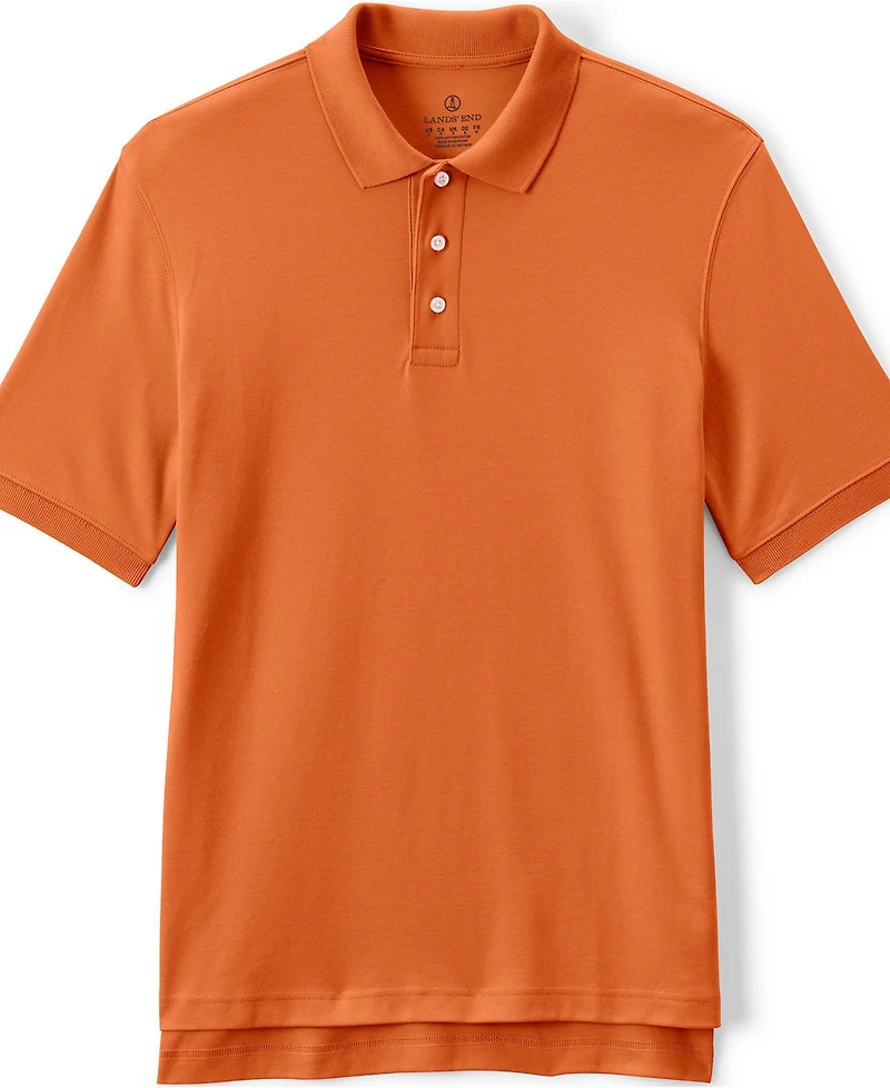 Lands' End Men's Short Sleeve Interlock Polo Shirt