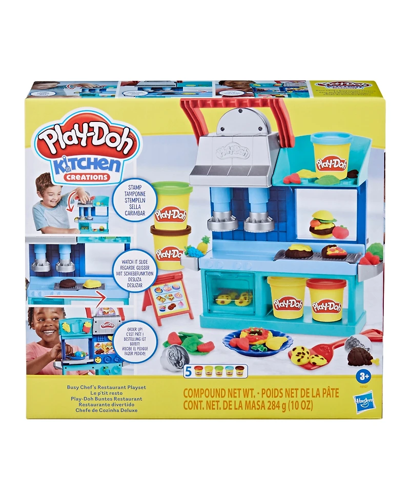 Play-Doh Kitchen Creations Busy Chef's Restaurant Playset