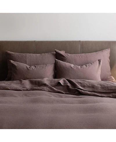 French Linen Decorative Throw Pillow - 22" x 15"