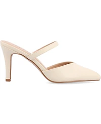 Journee Collection Women's Yvon Pointed Toe Slip On Pumps