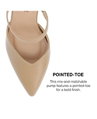 Journee Collection Women's Yvon Pointed Toe Slip On Pumps