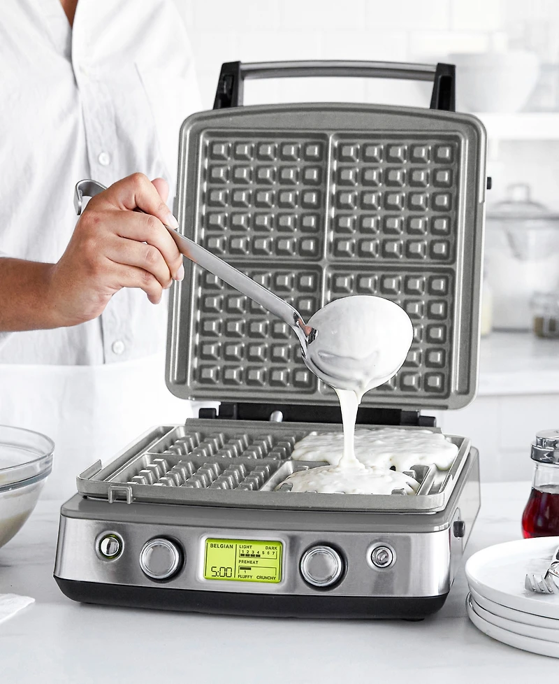 GreenPan Elite 4-Square Nonstick Belgian & Regular Waffle Maker