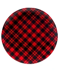 Certified International Buffalo Plaid 2 Piece Platter Set