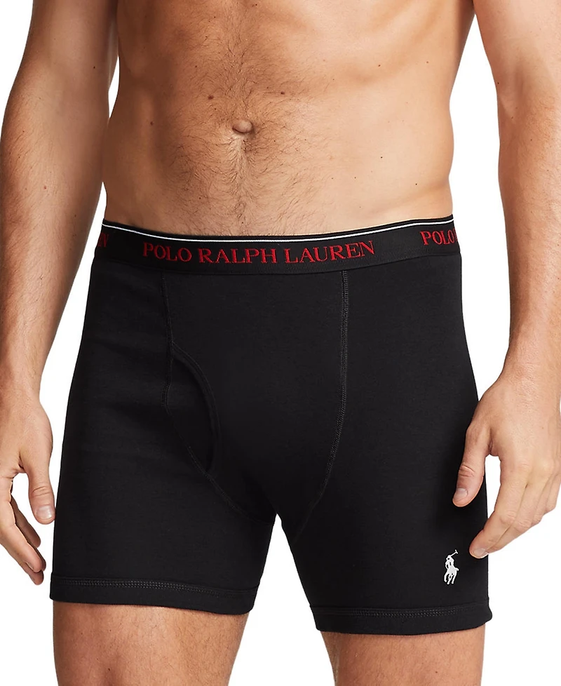 Polo Ralph Lauren Men's 5+1 Free Bonus Classic Fit Cotton Boxer Briefs
