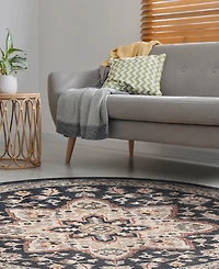 Closeout! Km Home Poise Pse-7230 5'3" x Round Area Rug