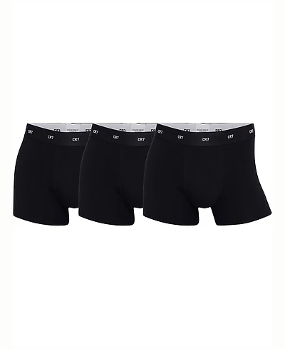 CR7 Men's Viscose From Bamboo Blend Trunks, Pack of 3