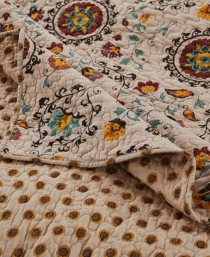 Greenland Home Fashions Andorra Cotton Reversible Quilt Set