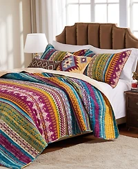 Greenland Home Fashions Southwest Native Motif Decorative Pillow Set, 12" x 24" & 18" x 18"