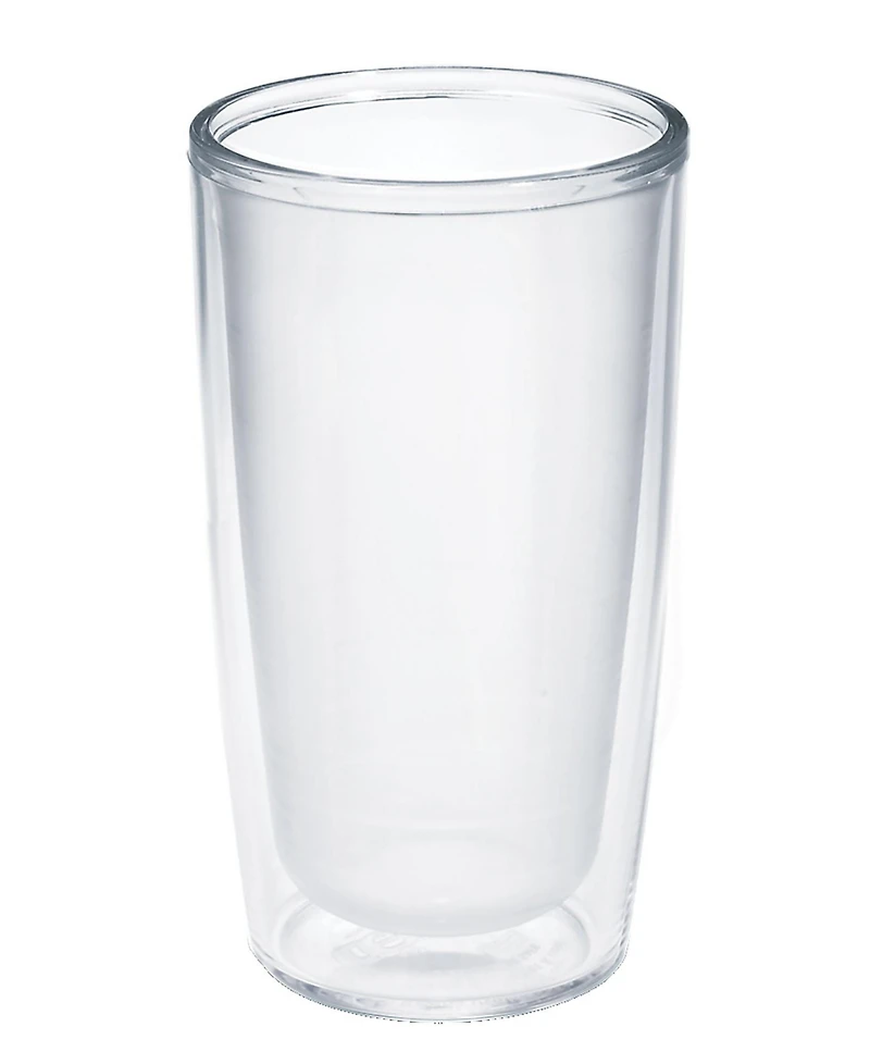 Tervis Crystal Clear Tabletop Made in Usa Double Walled Insulated Tumbler Travel Cup Keeps Drinks Cold & Hot, 16oz, Classic