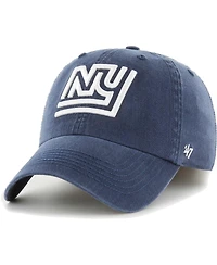 Men's '47 Brand Navy New York Giants Gridiron Classics Franchise Legacy Fitted Hat