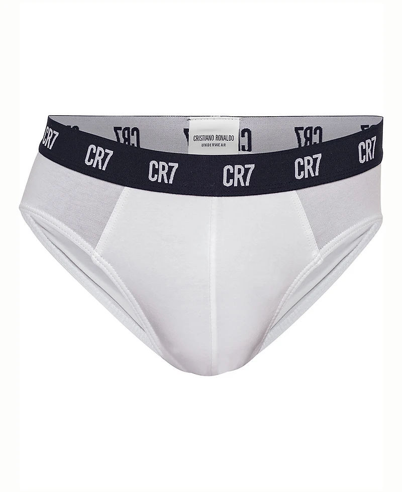 CR7 Men's Cotton Blend Briefs, Pack of 3