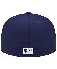 Men's New Era Navy Tampa Bay Rays 2020 World Series Team Color 59FIFTY Fitted Hat