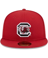 Men's New Era Garnet South Carolina Gamecocks Evergreen 59FIFTY Fitted Hat