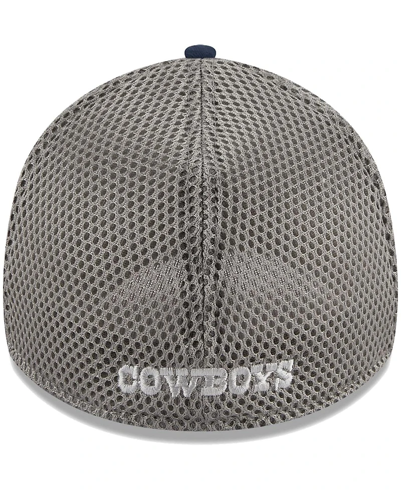 Men's New Era Navy, Graphite Dallas Cowboys Main Neo 39THIRTY Flex Hat